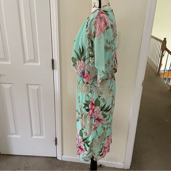 Mamalicious Floral Maternity/ Nursing Dress Occasion Size M - Picture 6 of 13